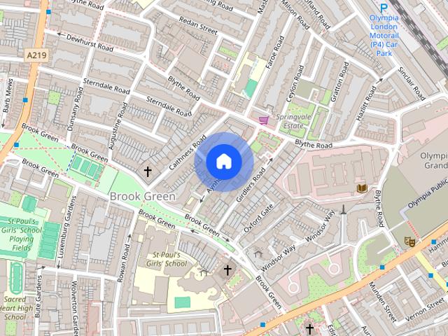 House for rent in Brook Green, Greater London