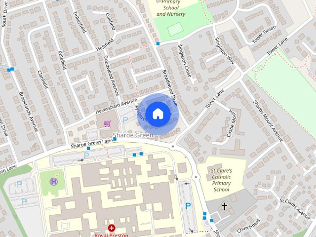 House for rent in Sharoe Green, Higher Bartle
