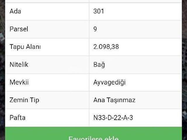 Toroslar, Mersin içerisinde satılık Arsa