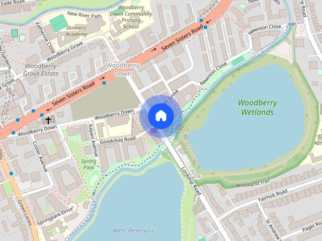 Apartment for rent in Woodberry Down, Stamford Hill