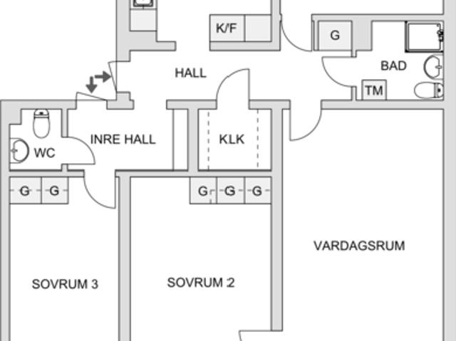 Bostadsrätt till salu i Sundsvall