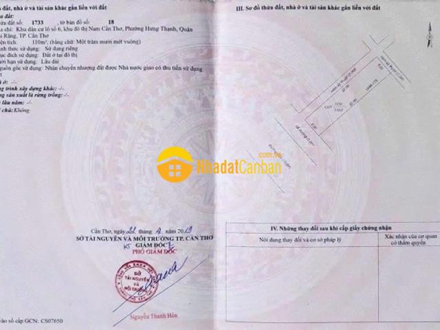 Mặt bằng bán