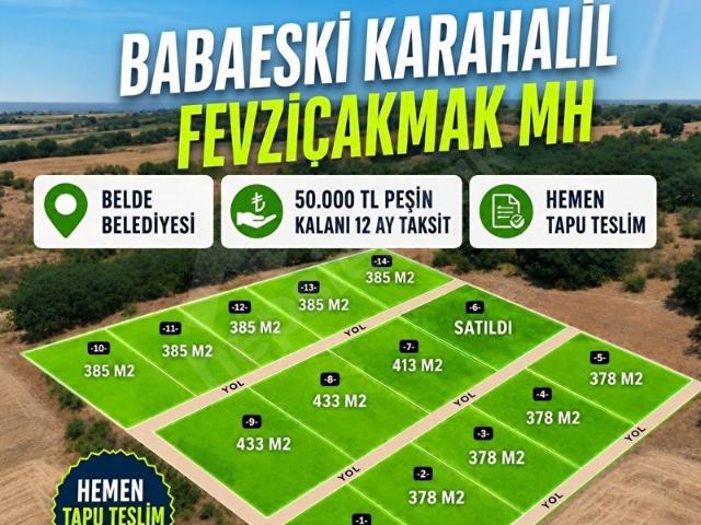 Karahalil, Babaeski içerisinde satılık Arsa