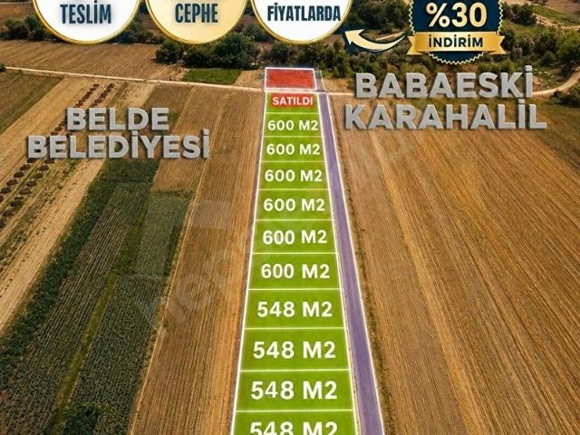 Karahalil, Babaeski içerisinde satılık Arsa