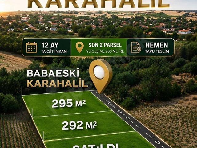 Karahalil, Babaeski içerisinde satılık Arsa