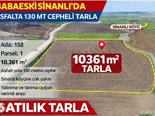 Sinanlı, Babaeski içerisinde satılık Arsa