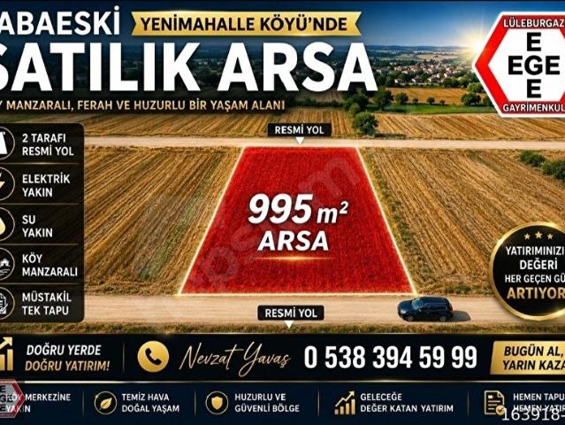 Yenimahalle, Babaeski içerisinde satılık Arsa