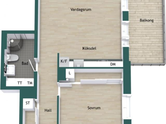 Bostadsrätt till salu i Uppsala