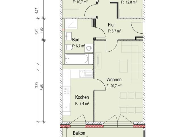 Apartment mieten in West, Leipzig