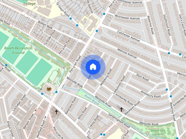 Apartment for rent in Penylan, Falcon Lodge