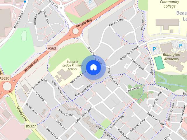 House for rent in Leicester, Beaumont Leys