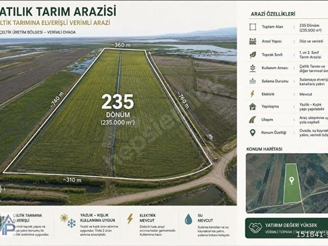 Bafra içerisinde satılık Arsa