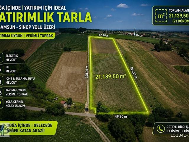 Bafra, Samsun içerisinde satılık Arsa