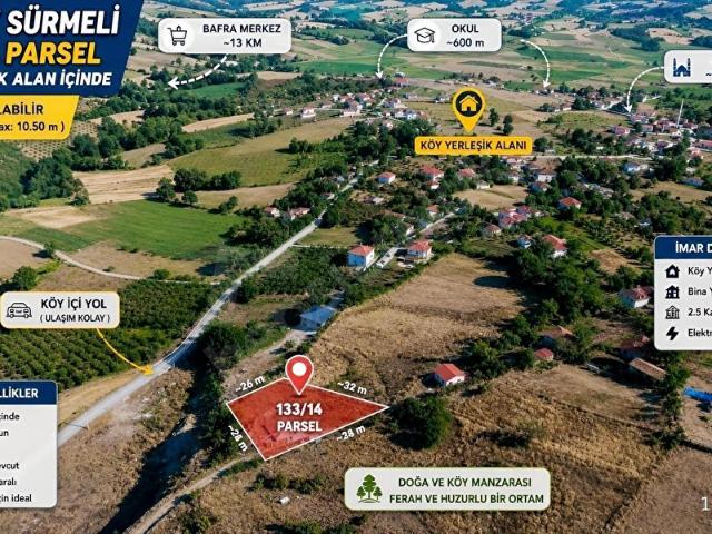Bafra, Samsun içerisinde satılık Arsa