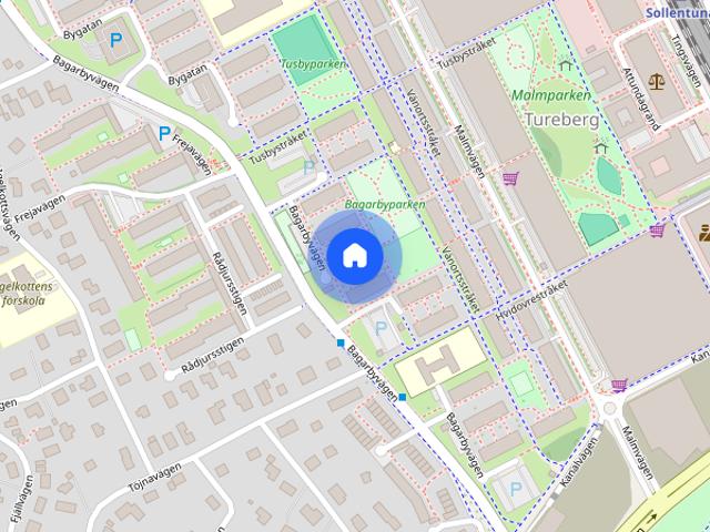 Lägenhet hyra i Töjnan, Sollentuna kommun