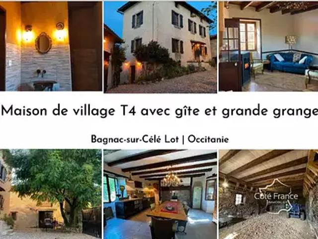 Maison vente à Figeac, Bagnac-sur-célé