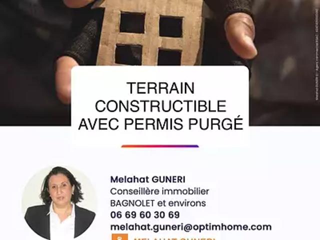 Terrain vente à Bobigny, Bagnolet