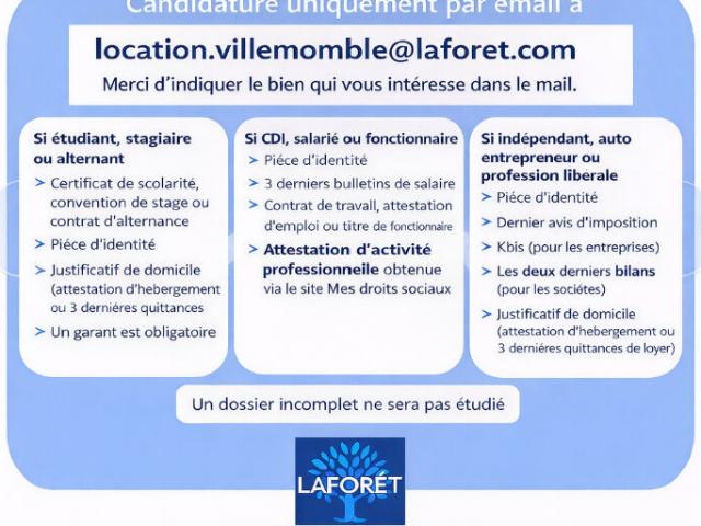 Appartement location à Bobigny, Bagnolet