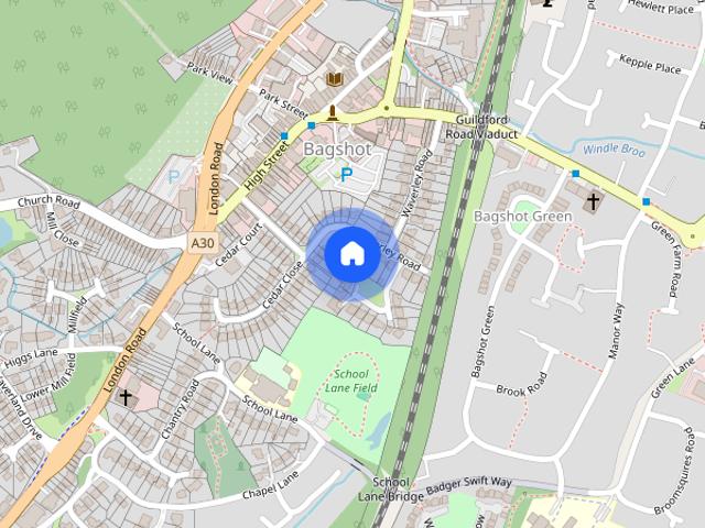 House for rent in Bagshot Green, Surrey Heath