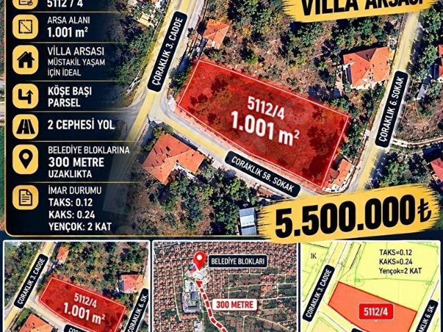 Bahçelievler Mahallesi, Çorum Merkez içerisinde satılık Arsa