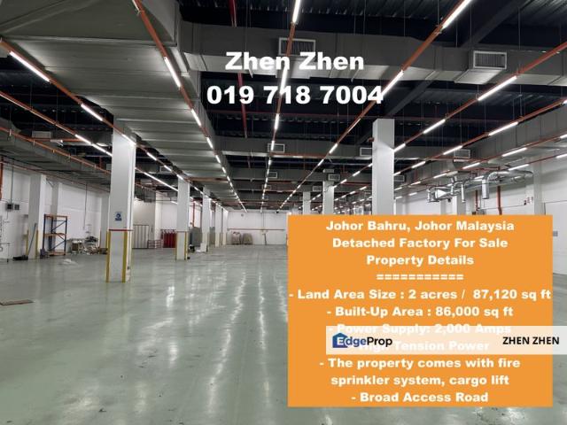 Warehouse for sale in Johore Bahru, Johor