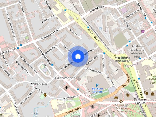 Apartment for rent in Gilcomston, Ballindoch