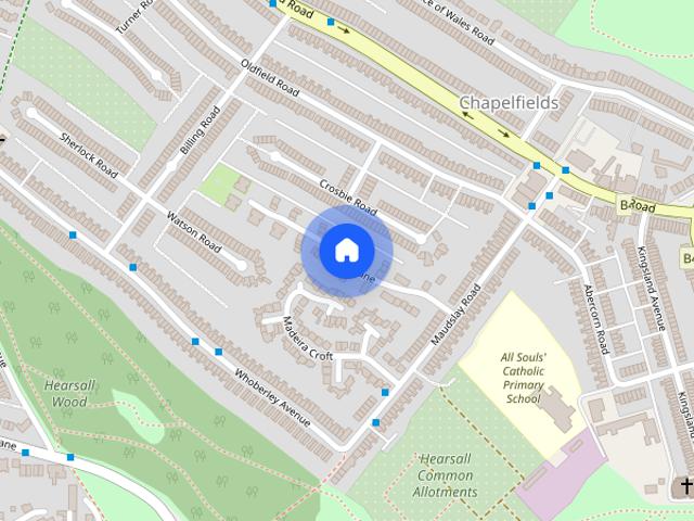 House for rent in Chapelfields, Coventry