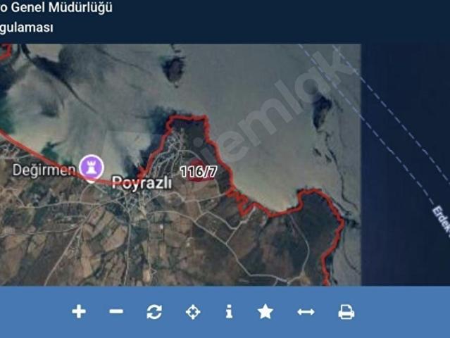 Poyrazlı Mahallesi, Erdek içerisinde satılık Arsa