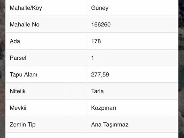 Güney, Acıpayam içerisinde satılık Arsa