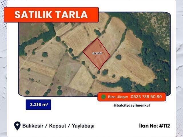 Kepsut, Balikesir içerisinde satılık Arsa