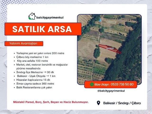 Çılbırcı, Sındırgı içerisinde satılık Arsa