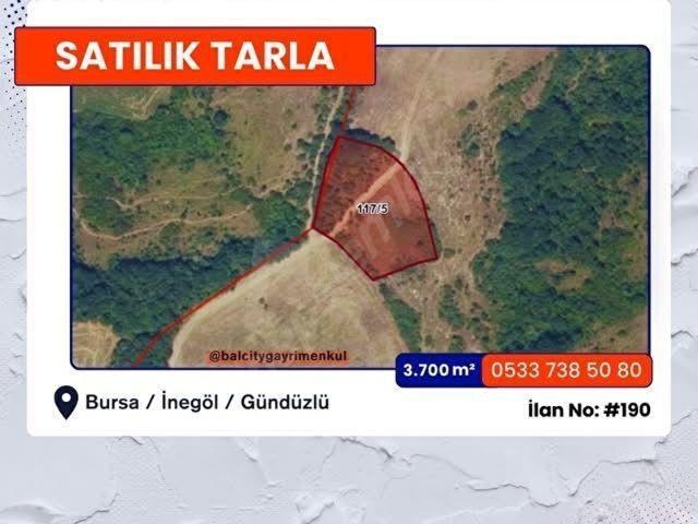 Gündüzlü, İnegöl içerisinde satılık Arsa