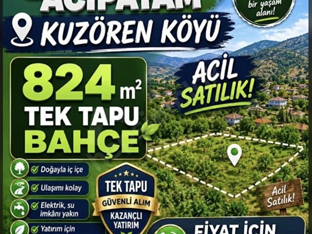 Acipayam, Denizli içerisinde satılık Arsa