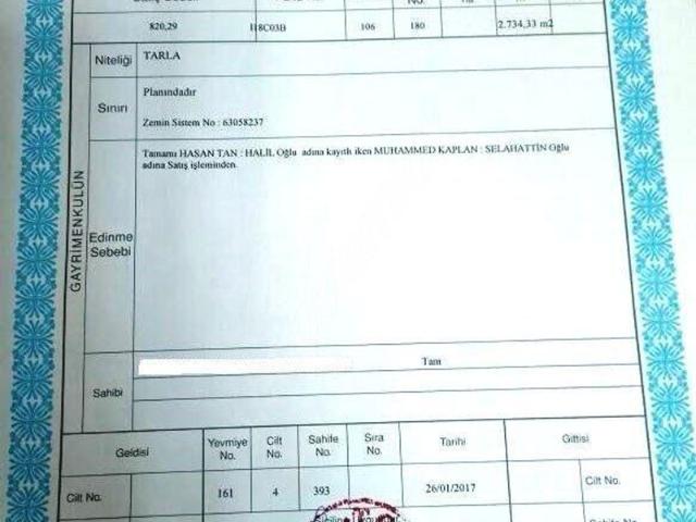 Çarmık, Balya içerisinde satılık Arsa