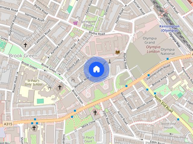 Apartment for rent in Brook Green, Greater London