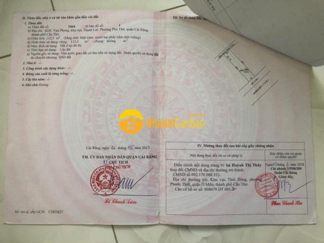 Mặt bằng bán