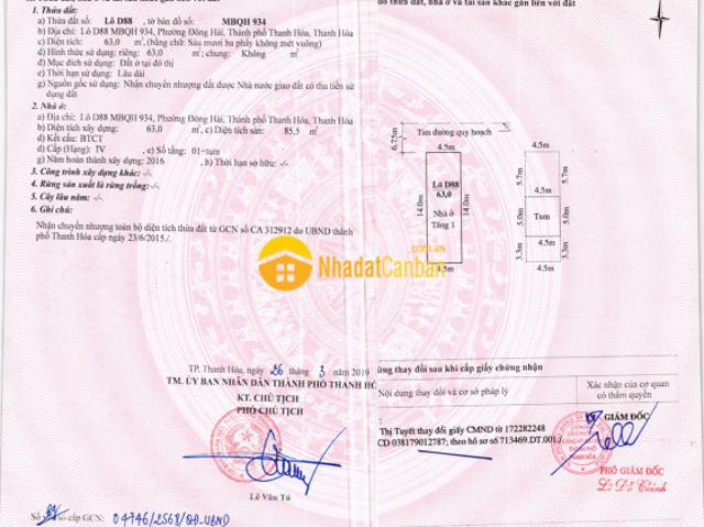 Nhà mặt phố bán