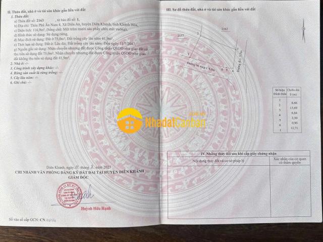 Mặt bằng bán