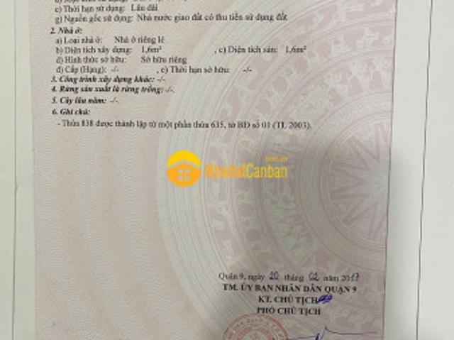 Mặt bằng bán