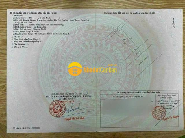 Mặt bằng bán