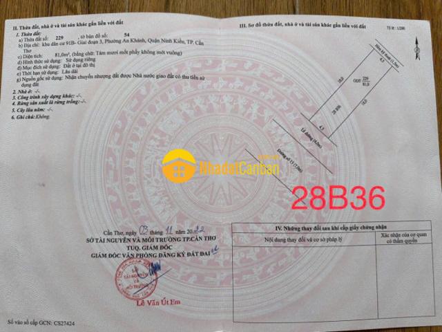 Mặt bằng bán