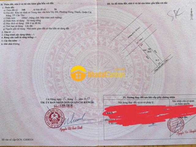 Mặt bằng bán