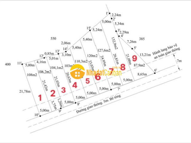 Mặt bằng bán