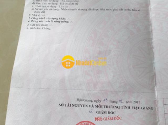 Nhà mặt phố bán tại Hậu Giang