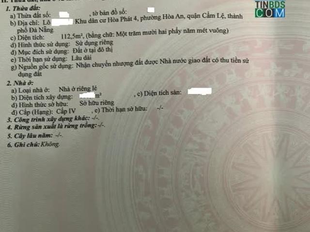Nhà mặt phố bán tại Liên Chiểu, Đà Nẵng