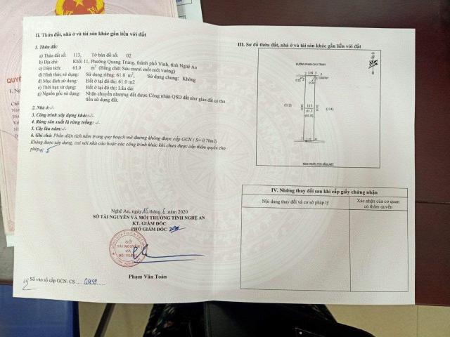 Nhà mặt phố bán tại Nghệ An