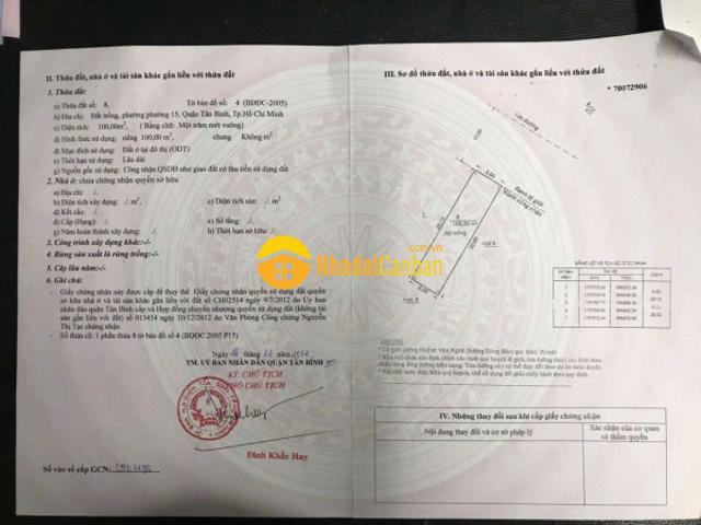 Mặt bằng bán