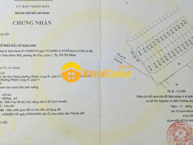 Mặt bằng bán