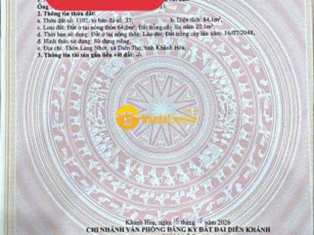 Mặt bằng bán
