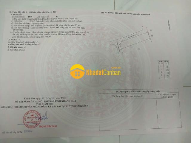 Mặt bằng bán